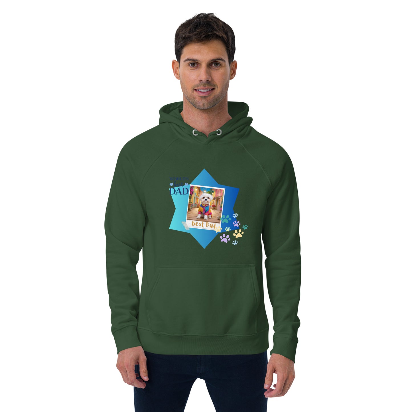 Unisex eco raglan hoodie