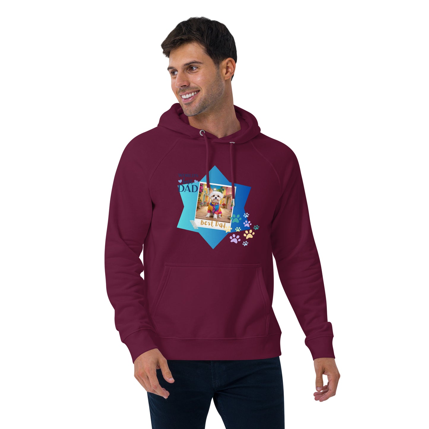 Unisex eco raglan hoodie