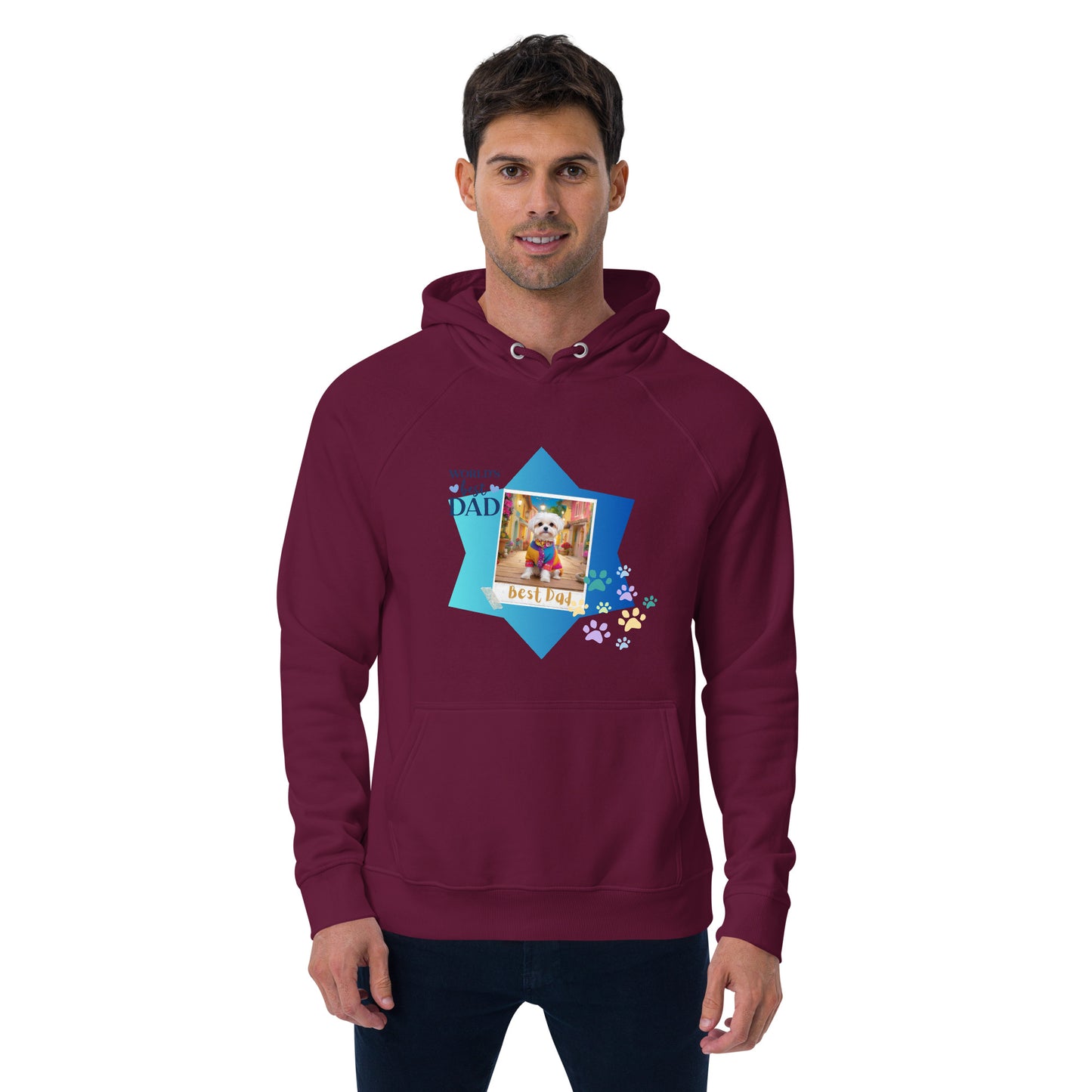 Unisex eco raglan hoodie